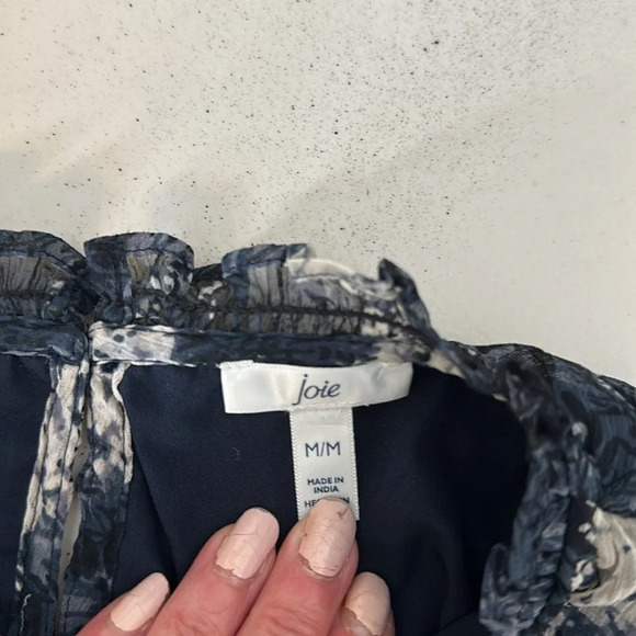 Joie womens baltic print sleeveless mini summer dress medium - Picture 12 of 14